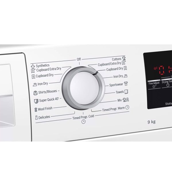 Máy Sấy Tụ Hơi Và Bơm Nhiệt 9kg Bosch HMH.WTW85400SG Series 6