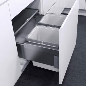 Thùng Rác Kéo Envi Space Pro 2 Ngăn 22 Lít + 2 Ngăn 10 Lít , Cho Tủ Rộng 900Mm HMH.520.25.1529