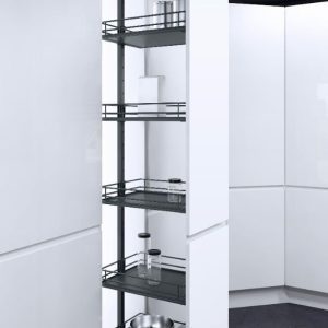 Bộ Khay Tủ Đứng 5 Tầng Tal Larder 400/1900-2140_Premea White HMH.510.27.1910