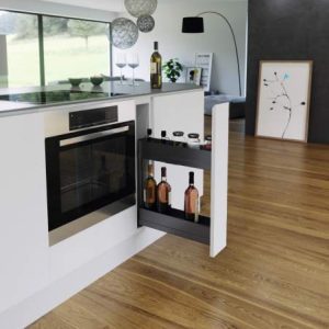 KHAY KÉO ĐA NĂNG HAI TẦNG VAUTH SAGEL SUB SLIM 150mm_Lavagrey HMH.520.28.1000