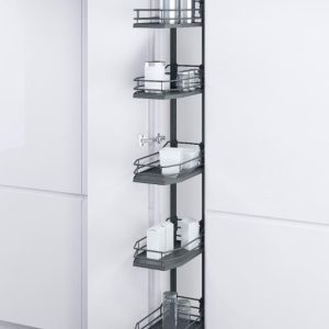 Bộ Khay Tủ Đứng 5 TầngTAL Gate N 400/1900-2100Mm_Saphir Chrome HMH.510.26.1810