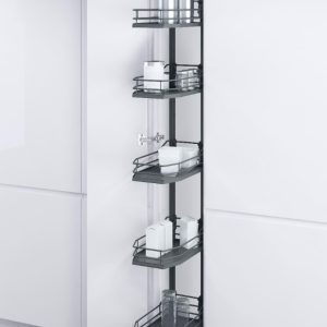 Bộ Khay Tủ Đứng 5 TầngTAL Gate N 400/1900-2100Mm_Saphir Chrome HMH.510.26.1810