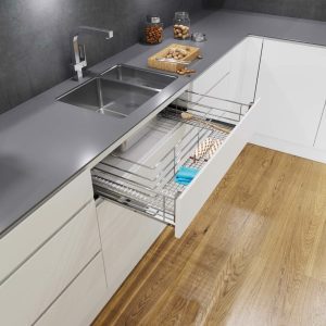 Khay Kéo Lắp Cửa Bản Lề Sub Basket 600Mm_ Saphir HMH.520.26.1253
