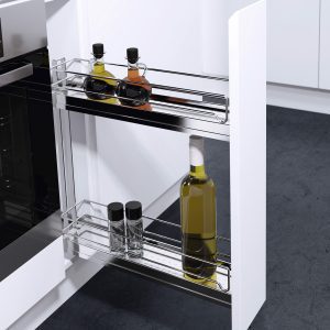 Khay Đựng Gia Vị Cho Tủ Hẹp Sub Slim 150Mm - Chrome HMH.520.26.1000